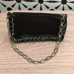 Authentic Vintage Betsy Johnson Leather Clutch Purse